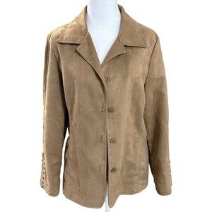 TCM Faux Suede‎ Woman’s Blazer Sz 8 (EU 40)
